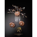 Radi handmade Гребенче за коса с бежави кристали (558 РіСЂ.)