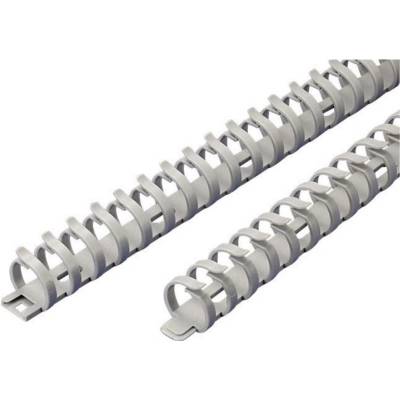TRU COMPONENTS TC-FDR30203 držiak káblových zväzkov 29 mm (max) sivá 1 ks