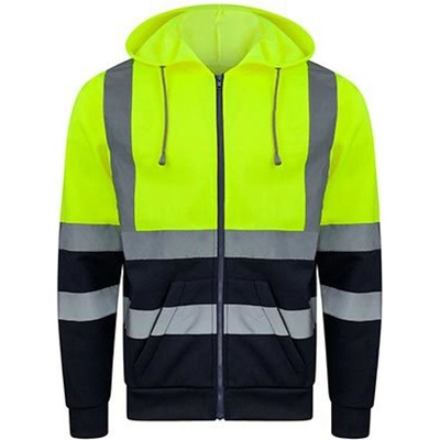 Korntex Galway reflexná mikina KX422 Signal Yellow
