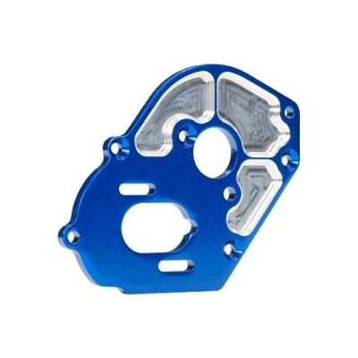Traxxas моторна плоча 4mm алуминиева олекотена синя