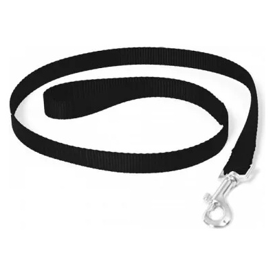 Duvoplus Nylon повод - черен, дължина 120 см, ширина 20 мм, Белгия - 0111000010