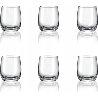 Rona Skleničky na likér skleničky na vodu sklenice na vodku koktejlové skleničky poháry Cool bezbarvé 6 x 70 ml