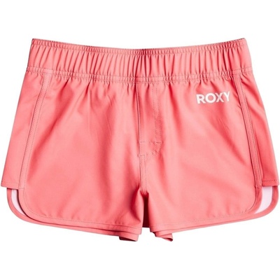 Roxy dětské koupací šortky Good Waves Only Sun Kissed Coral Růžová