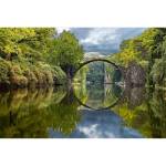 DIMEX ART Флизелинов фототапет пейзаж с арков мост 375 x 250 см