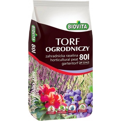 Biovita Záhradnícka rašelina kyslá 80 l
