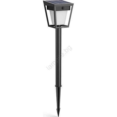 Philips LED соларна лампа с сензор NISSA LED/1, 8W/3, 7V 3000K IP44 (P6595)