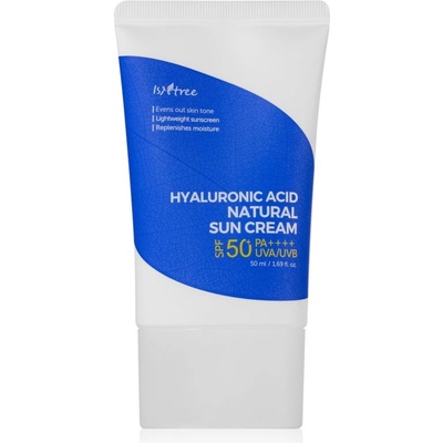 ISNTREE Hyaluronic Acid слънцезащитен минерален крем за чувствителна кожа на лицето SPF 50+ 50ml