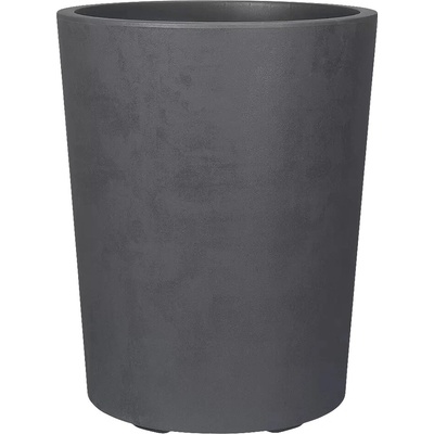 Deroma Millenium Samozavlažovací kvetináč Vaso, 43,5 x 53,5 cm, plast, antracit, 9HA14SZ