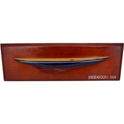 Polomodel jachty Endeavour na podkladové desce Sea Club 47,5 × 15,5 × 5 cm 5311