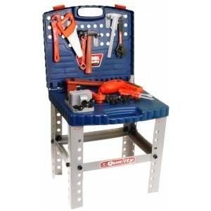 Ramiz 2in1 Workshop for Kids 3+ Portable Suitcase + DIY Table + Tools
