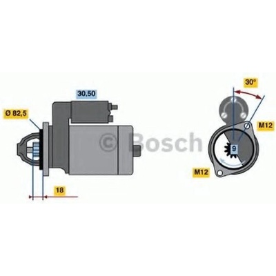 BOSCH Startér BO 0001110138 | Zboží Auto