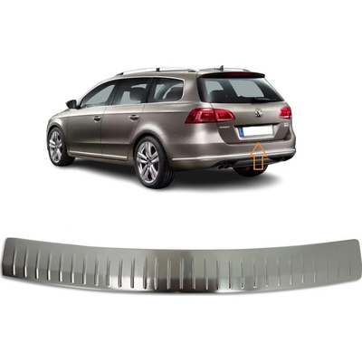 Nerez brúsený kryt hrany zadného nárazníka Omtec VW Passat 2010-2015 kombi