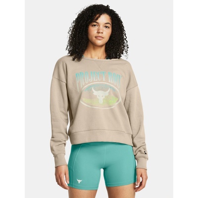 Under Armour Pjt Rck HW Terry LS Q1 hnedá