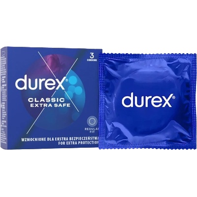 Durex Extra Safe - reinforced condoms (3 pcs)