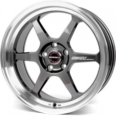 Borbet DB8GT 8,5x18 5x100 ET30 graphite rim polished