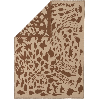 Iittala Одеяло Oiva Toikka Cheetah 130 x 180 см кафяво (1061495)