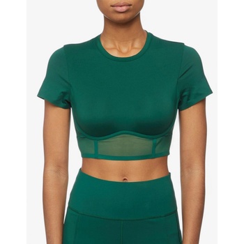 Adidas x Ivy Park Corset Croped Tee Green