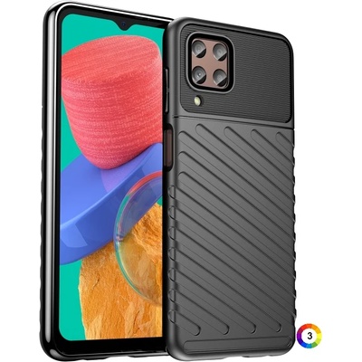 Samsung Galaxy M33 5G Удароустойчив Twill Texture Калъф и Протектор