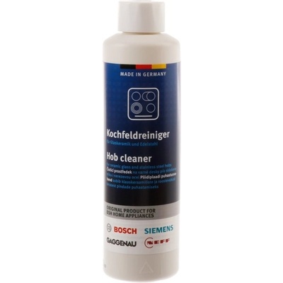 Siemens, Bosch Univerzální čistič na sklokeramické desky, indukce a nerezové povrchy 00311897 250 ml – Zboží Mobilmania