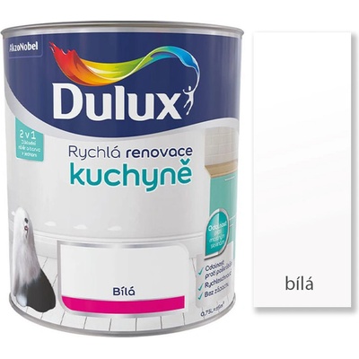 Dulux rychlá renovace kuchyně 0,75 l bílá – Sleviste.cz