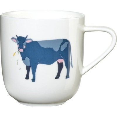 ASA Selection Porcelánový hrnček s uchom s motívom kravy KIDS 250 ml