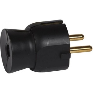 Legrand Щепсел черен 2P+Т 16A 250V /25бр/ - 050177 (050177)