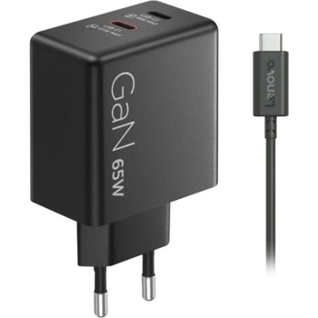Lenovo Адаптер Lenovo Dual USB-C 65W GaN Charger (40AW065BEU)
