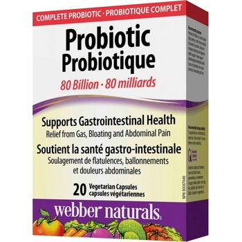 Webber naturals Probiotic 80 billion 20 kapslí