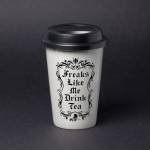 Alchemy gothic пътна чаша ALCHEMY GOTHIC - Freaks Like Me Drink Tea - TMUG4