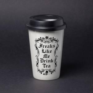 Alchemy gothic пътна чаша ALCHEMY GOTHIC - Freaks Like Me Drink Tea - TMUG4