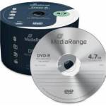 MediaRange DVD-R 4, 7 GB I 120 минути, 16x скорост, 50 бр. в целофан