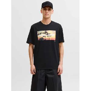 JACK & JONES Тениска jjindiana tee ss crew neck