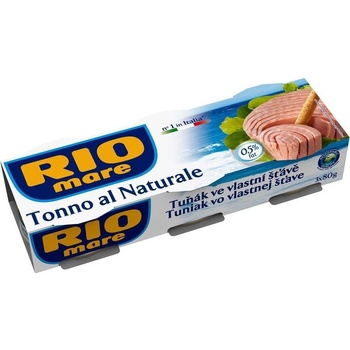 Rio Mare Tuniak vo vlastnej šťave 3 x 80 g
