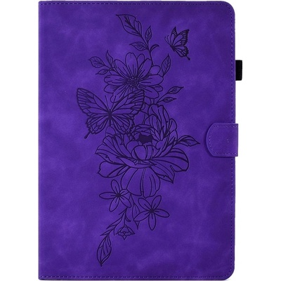 Vsetkonamobil 57126 ART FLOWER Zaklápacie puzdro Huawei MatePad T10 / T10S fialové