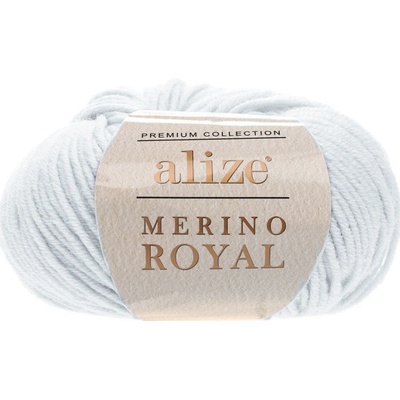 Alize Příze Merino royal 698 světlounká šedá