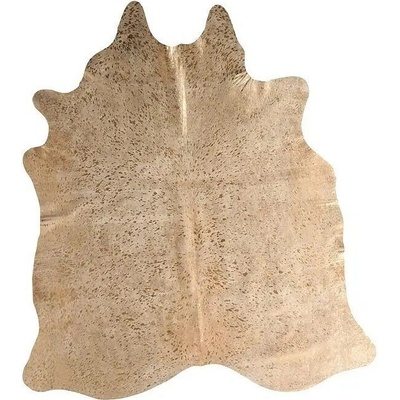 Dekoračná kožušina, pravá hovädzia koža, 3–4 m², zlatavá, FK11001311GOL