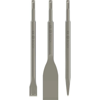 BOSCH Sada sekáčů PRO SDS plus-5C, špičatý 250, na dlaždice 40 × 260, lopatkový 20 × 250 mm, 3 kusy (2.607.019.159)