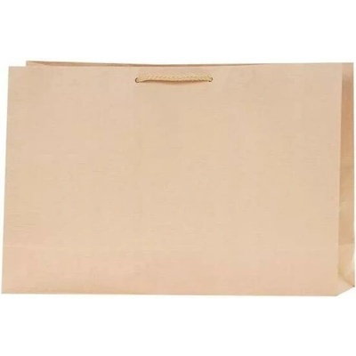 Kraftová taška horizontálna Rozette 90g 37x25x11cm