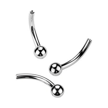 Šperky4U Push In tyčka k do obočí titan TIT1166-1208