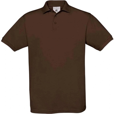 B&C Safran Piqué polo tričko hnedé