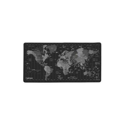 NATEC Gaming Mouse Mat Natec Time Zone Map Maxi Black