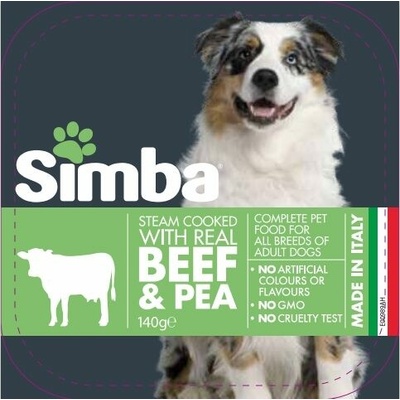 Simba Dog Hovězí s hráškem 150 g