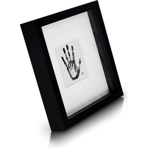 Casa Chic Camden, рамка за картина, 23 x 23 cm и 10 x 10 cm, паспарту, истинско дърво (CL-BOX-23x23-BLK) (CL-BOX-23x23-BLK) - electronic-star