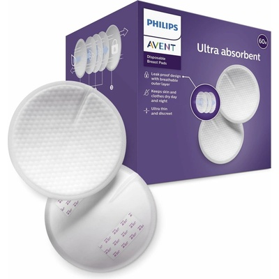Philips AVENT Philips Vložky do podprsenky Ultra den 60 ks
