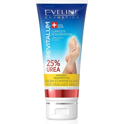 Eveline Foot Крем-Компрес За Напукани Пети 8 В 1 Крем за крака унисекс 75ml