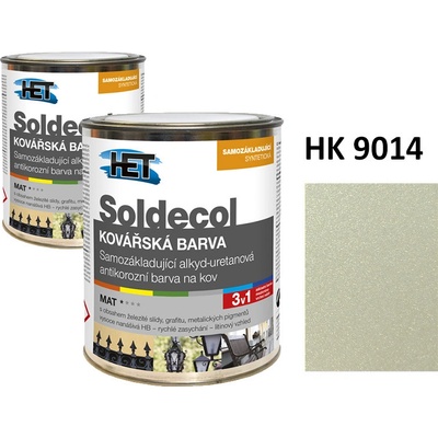 Het Soldecol Kovářská Barva 0,75L | HK 9014 světle šedá