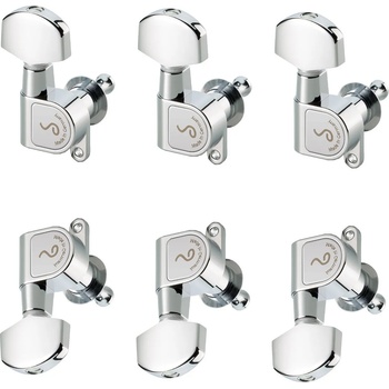 Schaller M6 180 3L/3R solid 21, 7 Chrome Тунинг част за китара (10010223.02.36)