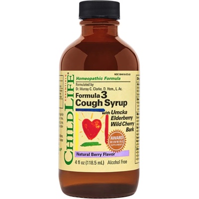 ChildLife Essentials Formula 3 Cough Syrup lesní plody 118,5 ml