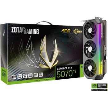 Image 1 of ZOTAC GeForce RTX 5070 Ti AMP Extreme INFINITY 16GB GDDR7 256bit (ZT-B50710B-10P)
