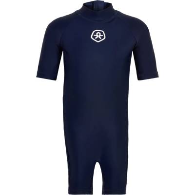 Color Kids Детски цял бански от ликра (UV защита) Color Kids Kid's Suit S/S Lycra - Dress Blues - размер 74 (EU) (750-2345-0112)